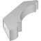 Ekena Millwork 4-in. W x 24-in. D x 32-in. H Olympic Architectural Grade PVC Knee Brace BRCP04X24X32OLY - alternate 6